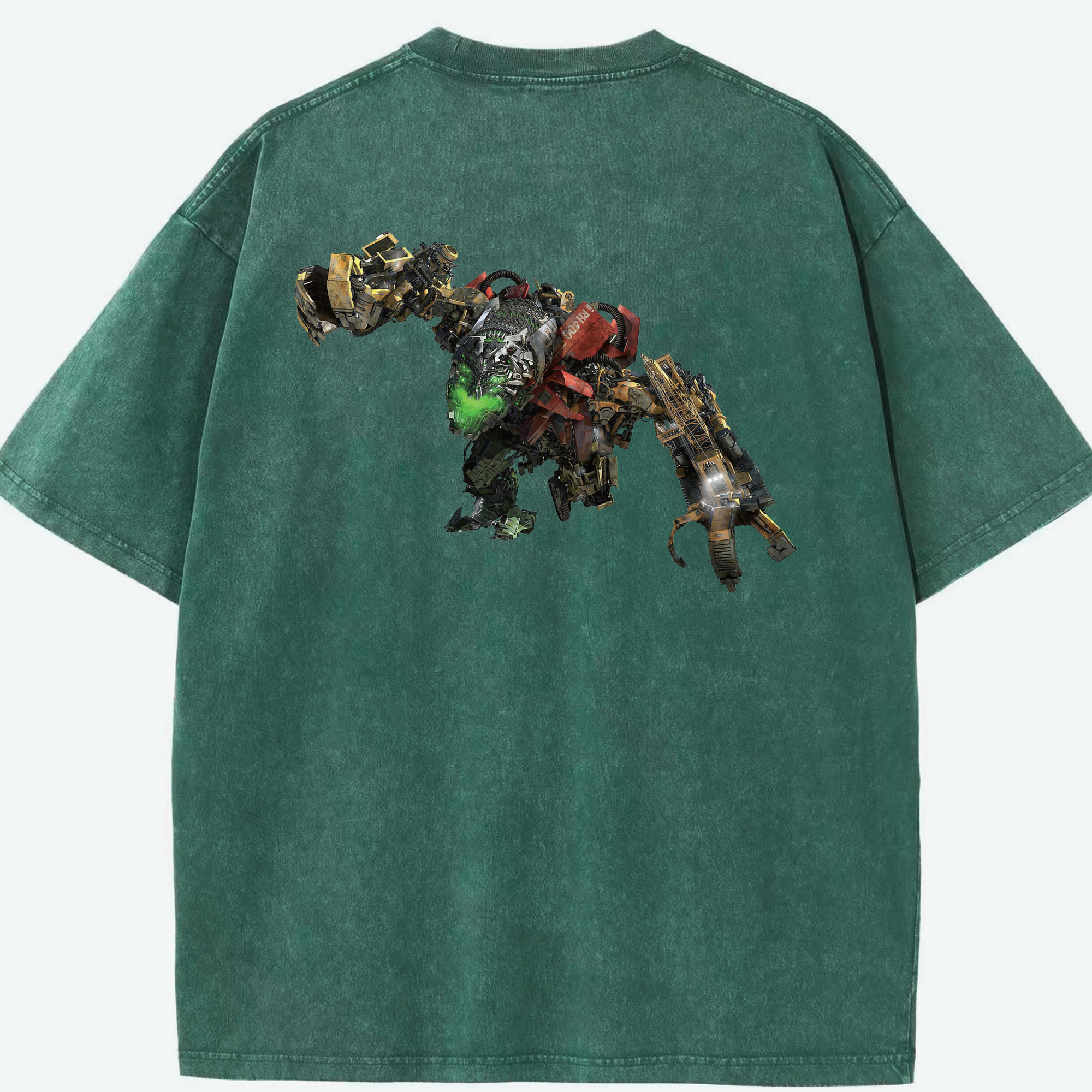 （画像用）  綿100% ヴィンテージ風 半袖Tシャツ（背面プリント）